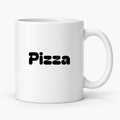 Pizza Mug in white