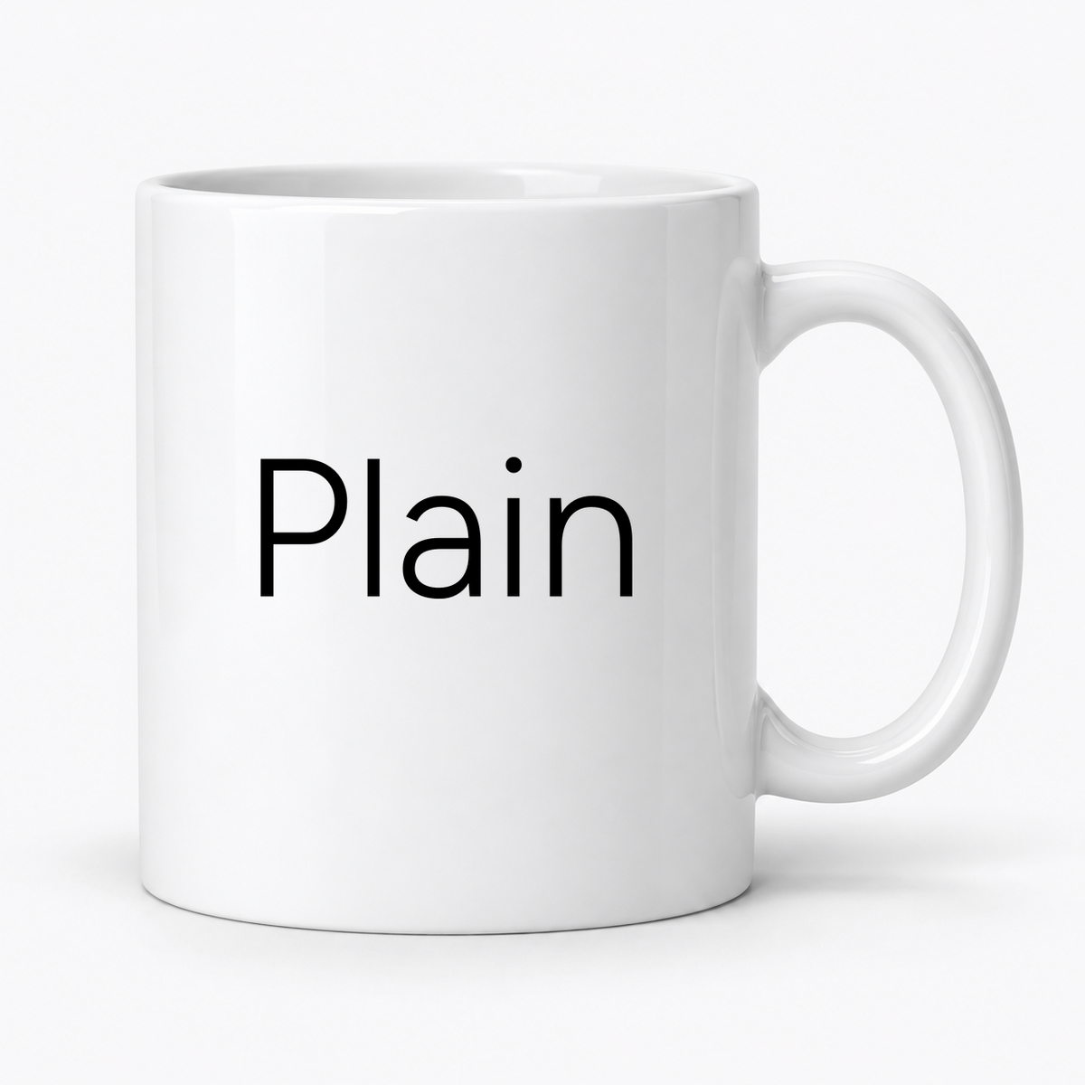 Plain Mug in white