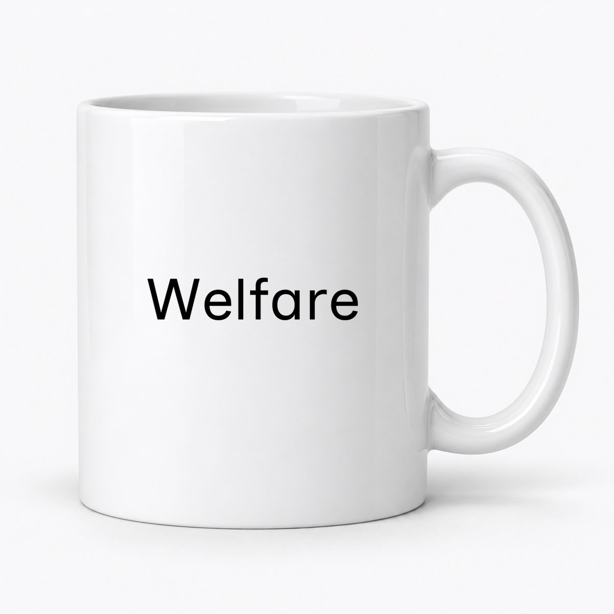 Welfare Mug in white