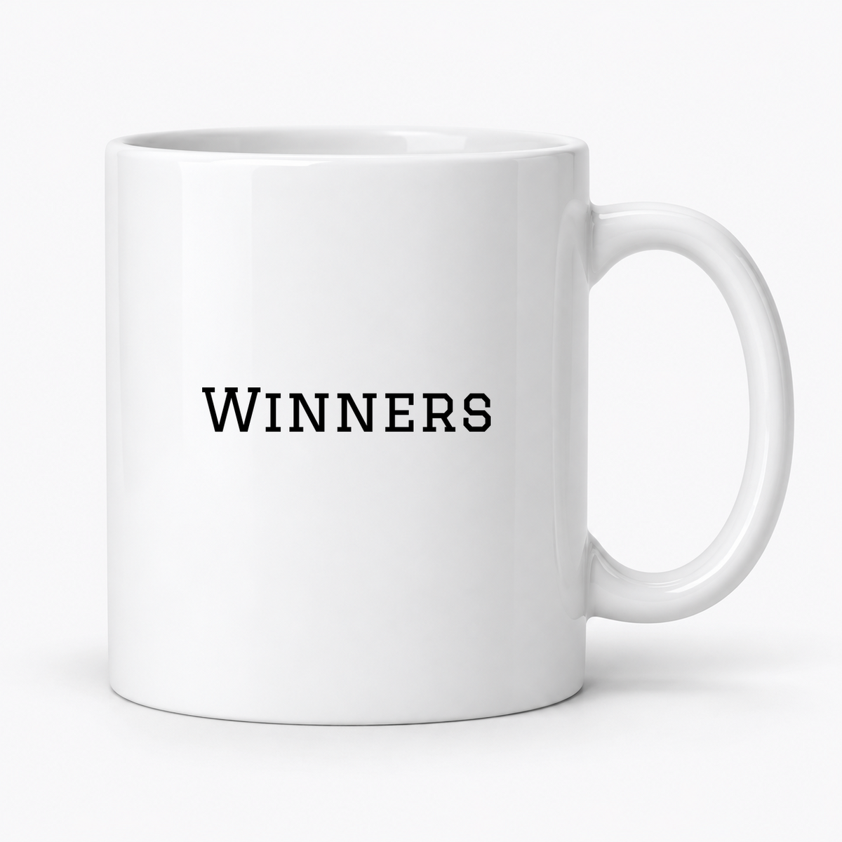 Winners Mug in white