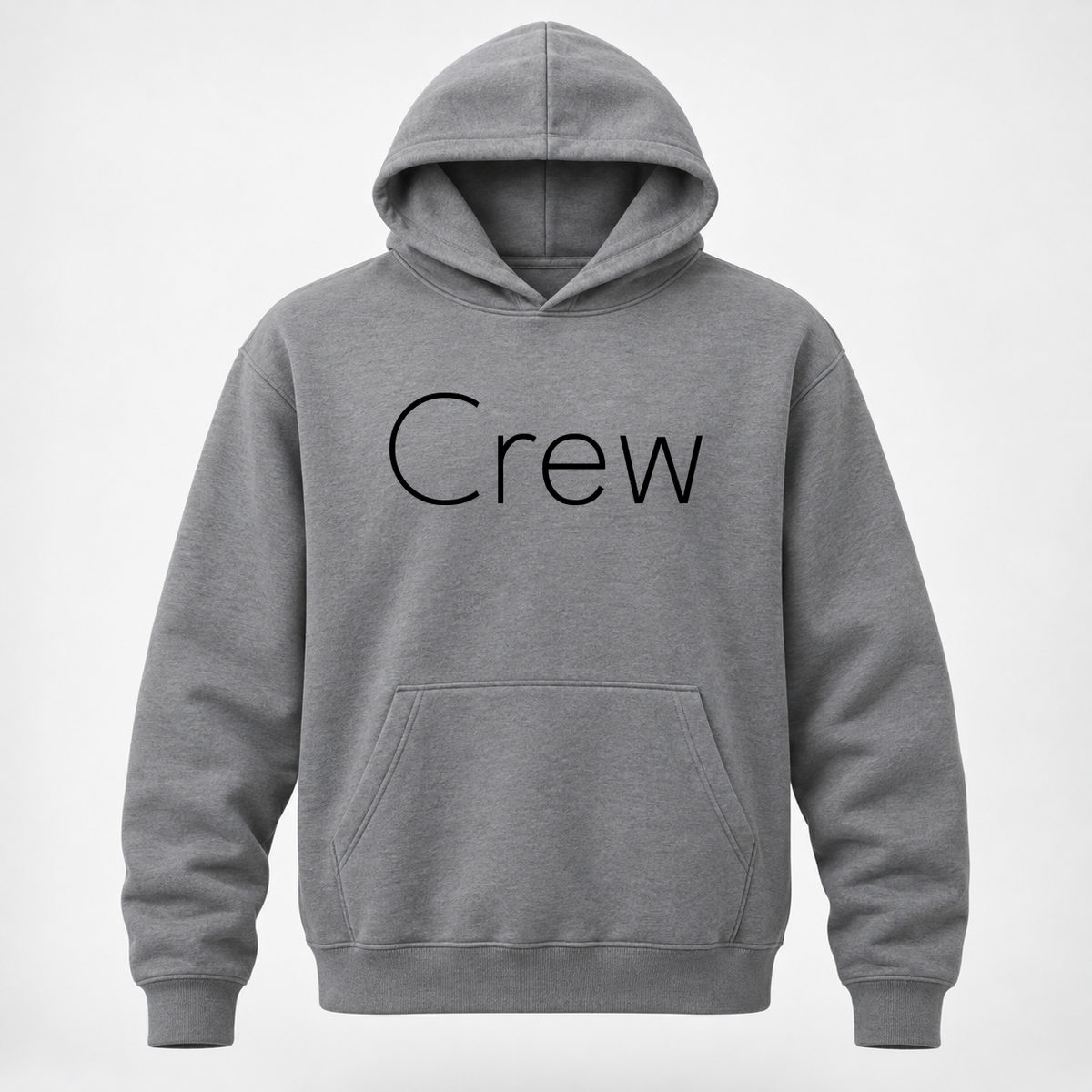 Crew Hoodie in gray