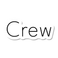 Crew die-cut sticker