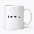 Elements Mug in white
