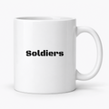 Soldiers Mug in white