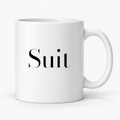 Suit Mug in white