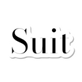 Suit die-cut sticker