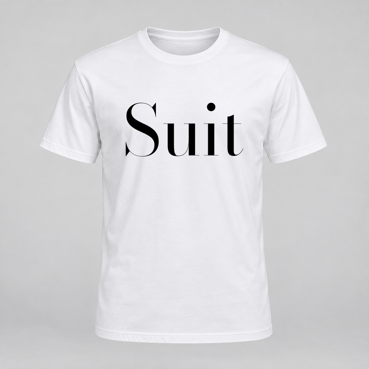 Suit T-Shirt in white