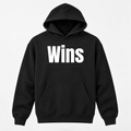 Wins Hoodie in black