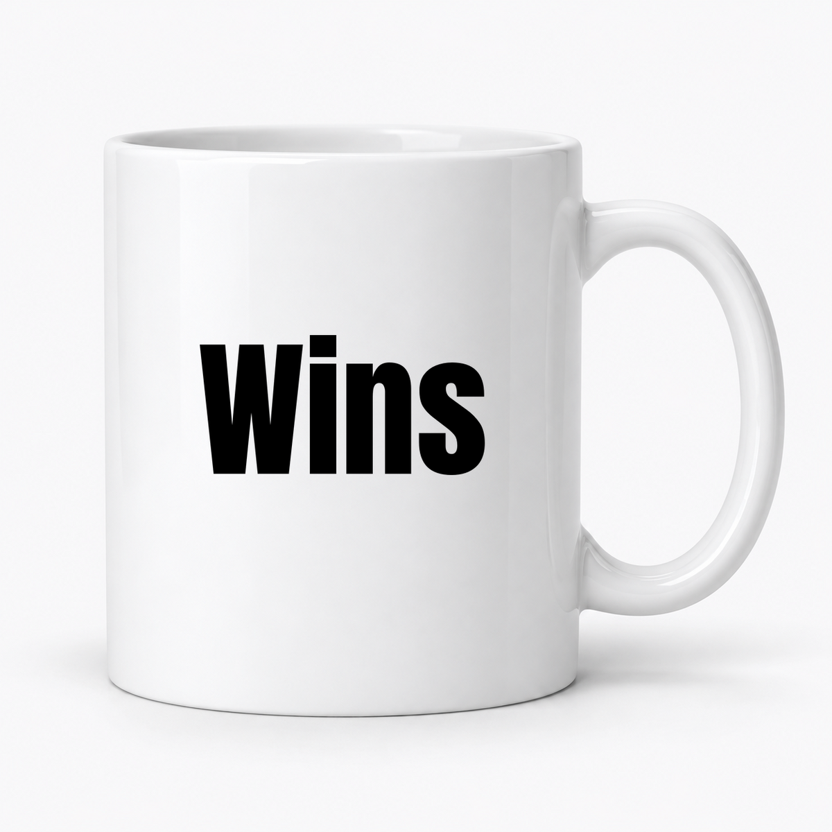 Wins Mug in white