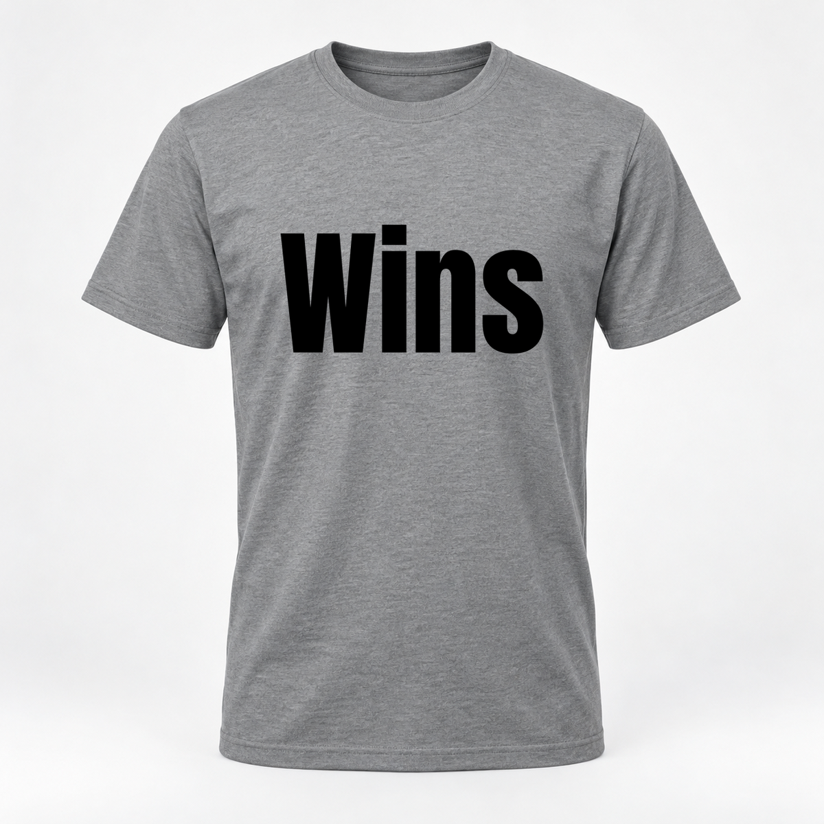 Wins T-Shirt in gray