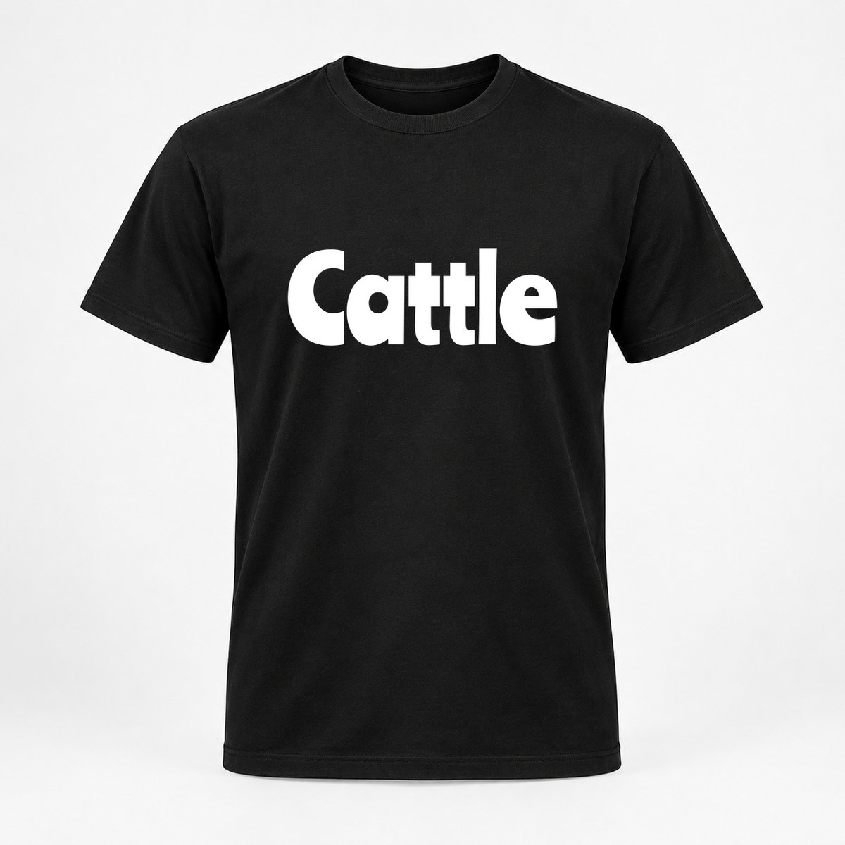 Cattle T-Shirt in black