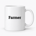 Farmer Mug in white