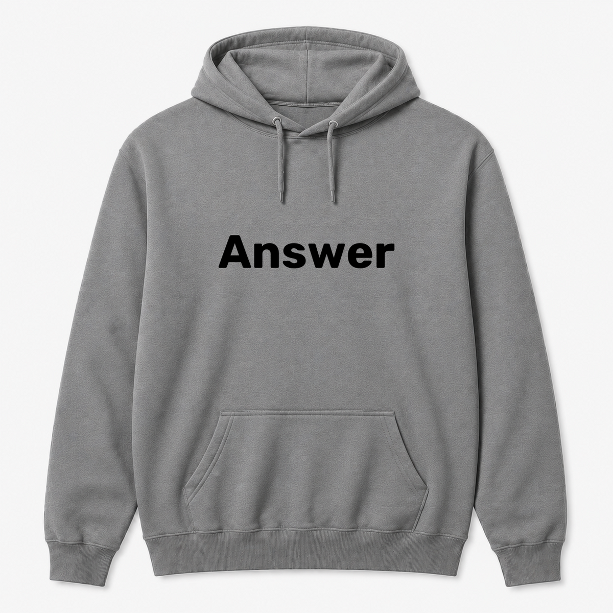 Answer Hoodie in gray
