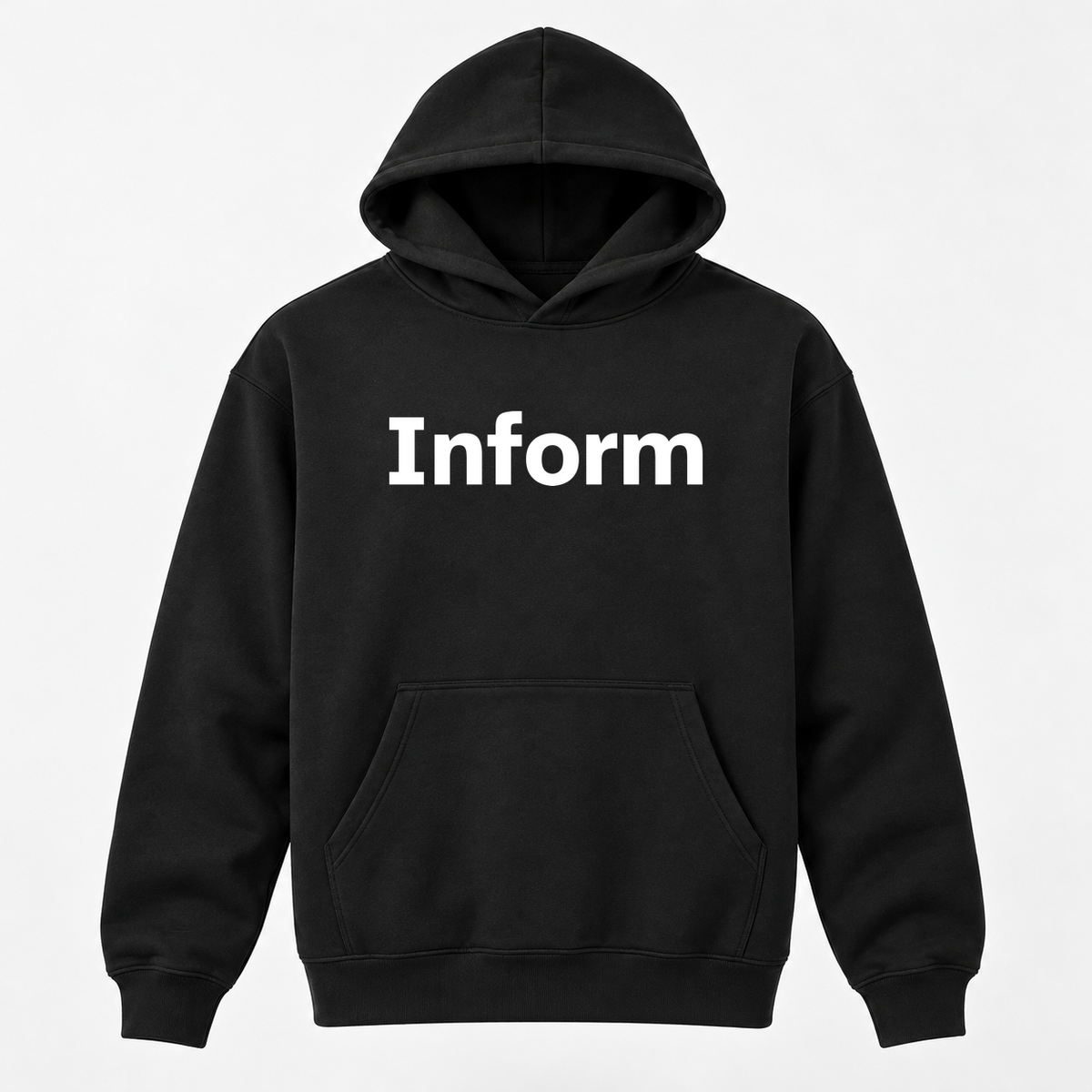 Inform Hoodie in black