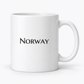 Norway Mug in white