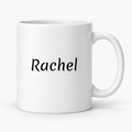 Rachel Mug in white
