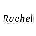 Rachel die-cut sticker