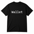 Wallet T-Shirt in black