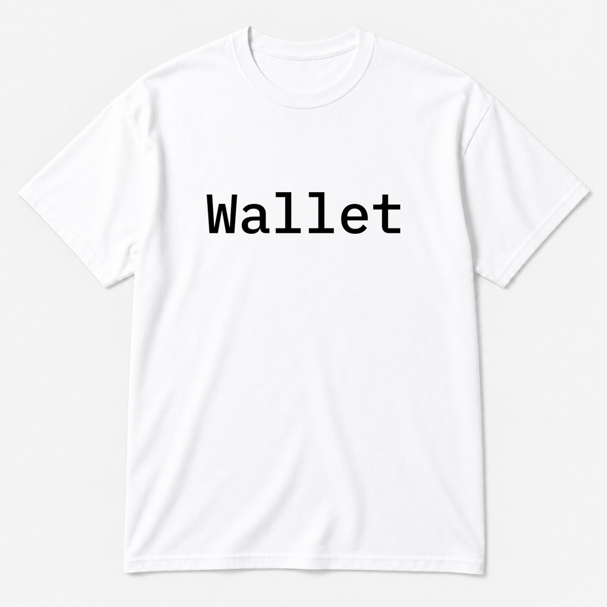 Wallet T-Shirt in white
