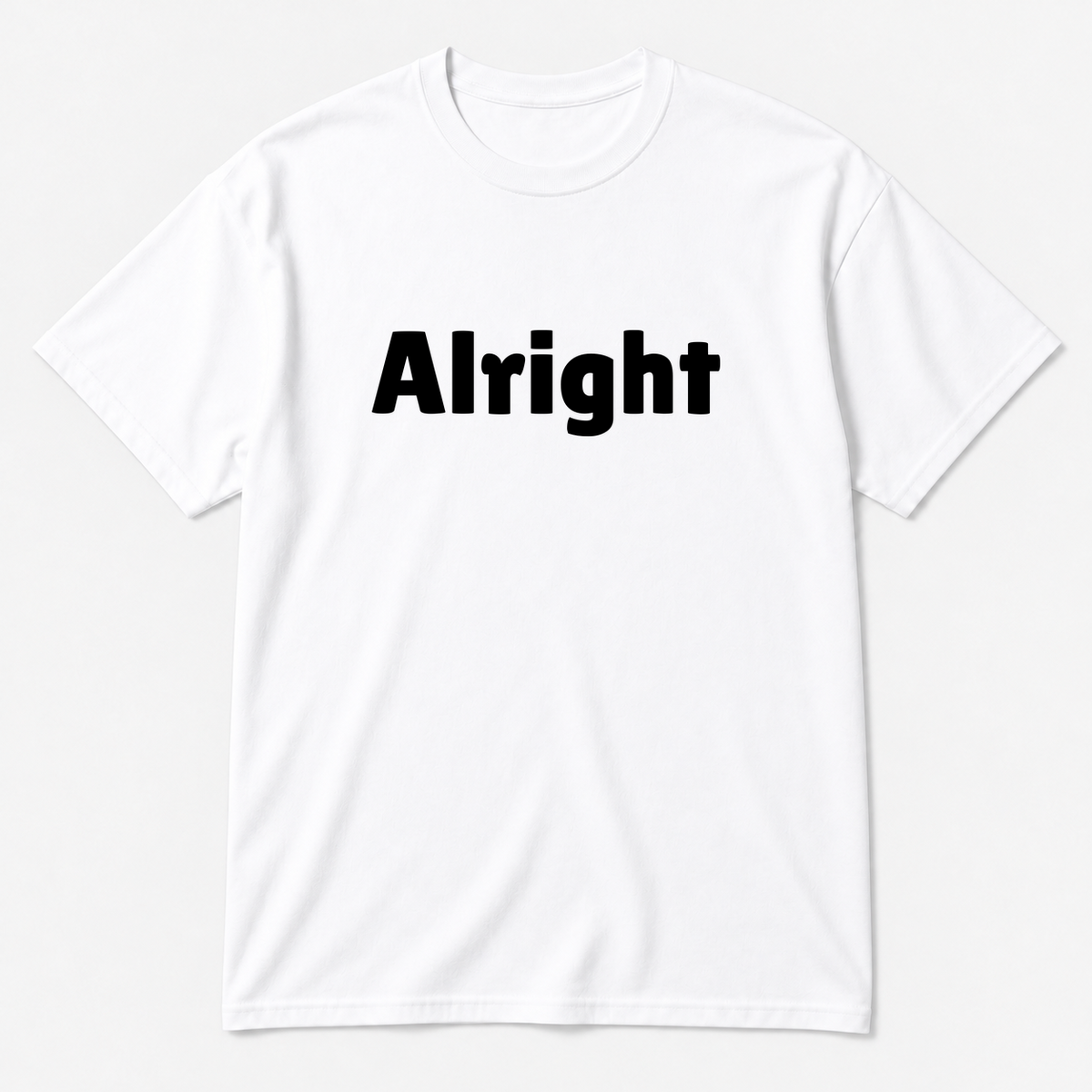 Alright T-Shirt in white