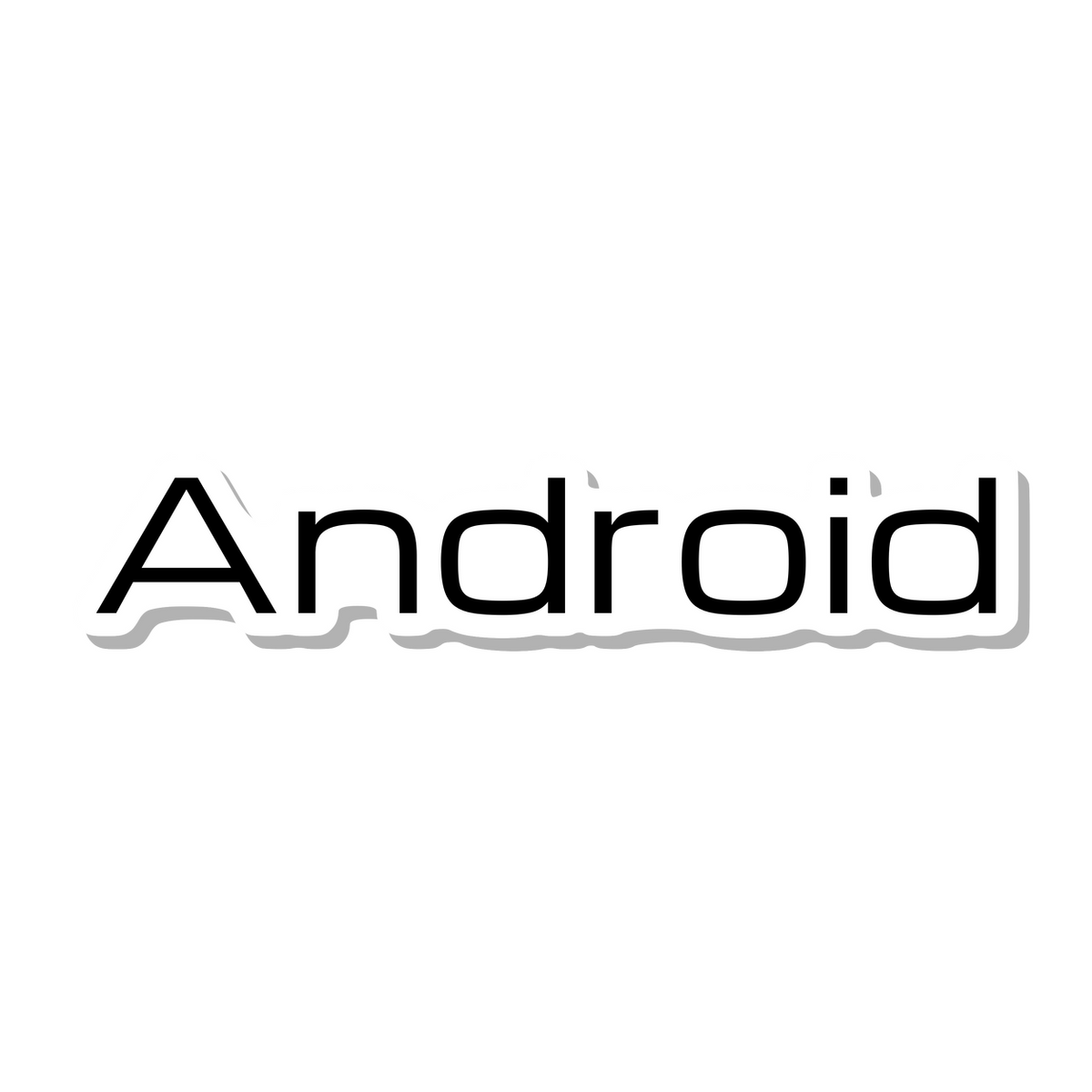 Android die-cut sticker