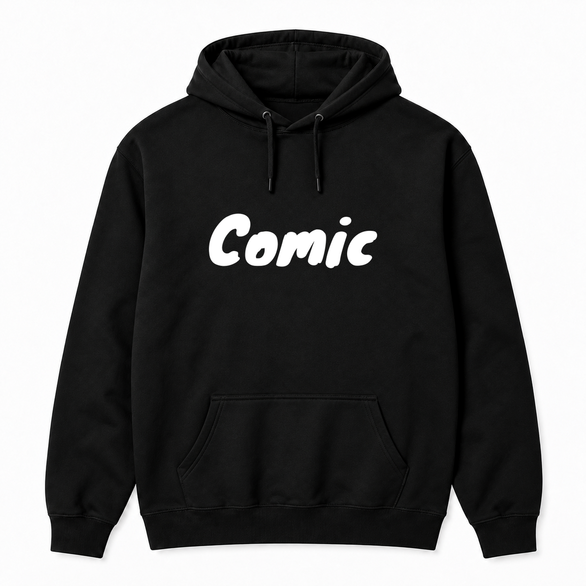 Comic Hoodie in black