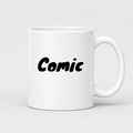 Comic Mug in white