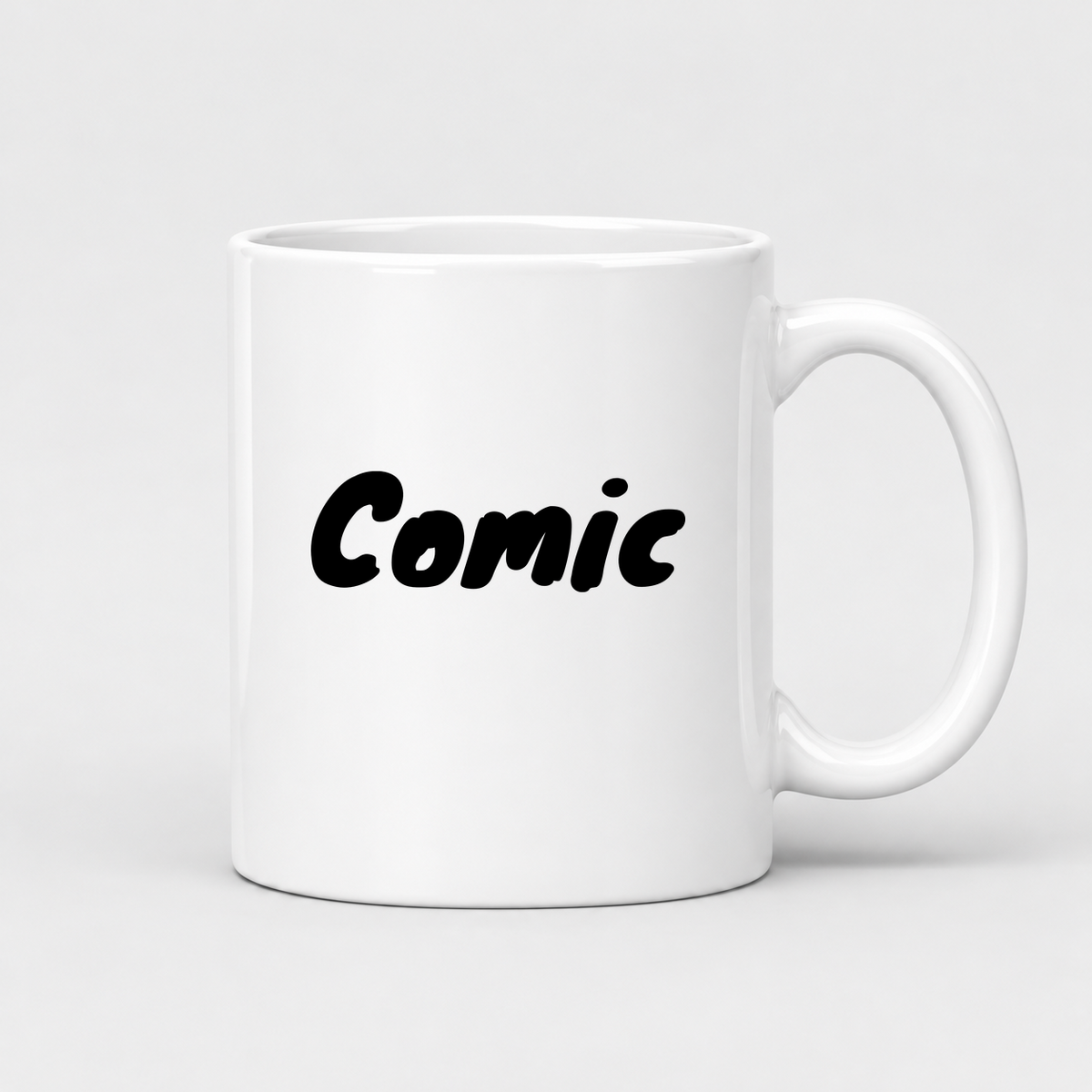 Comic Mug in white