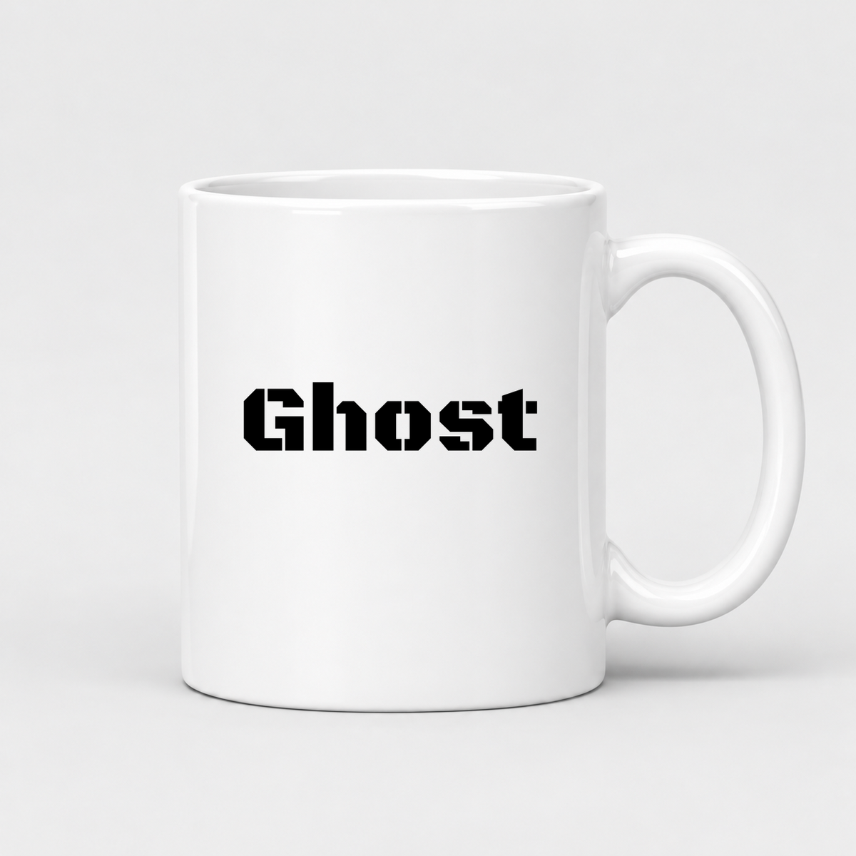 Ghost Mug in white