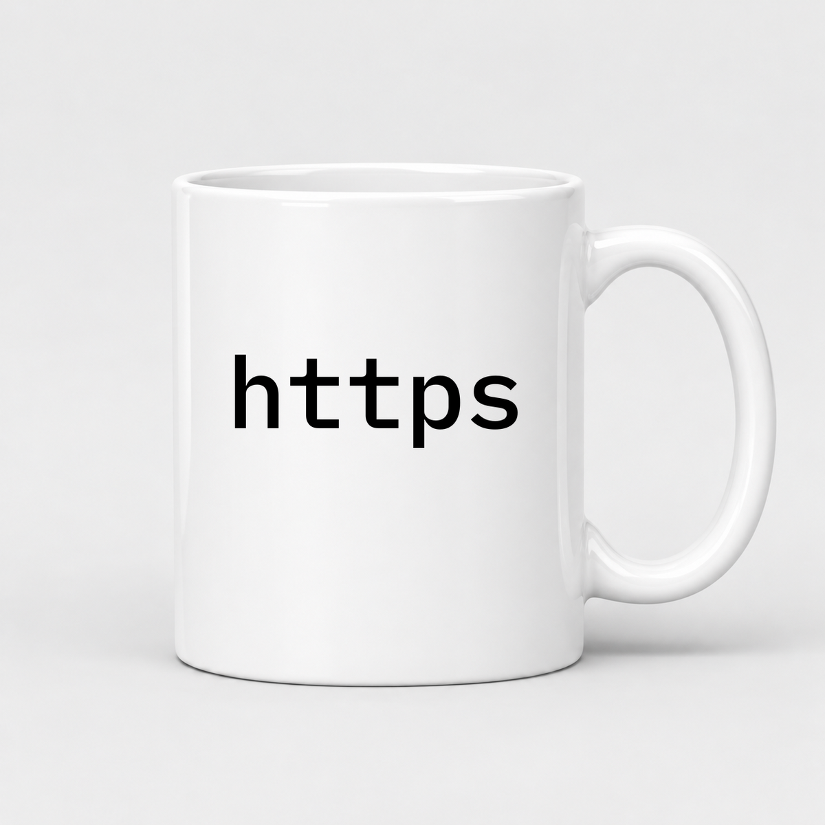 https Mug in white