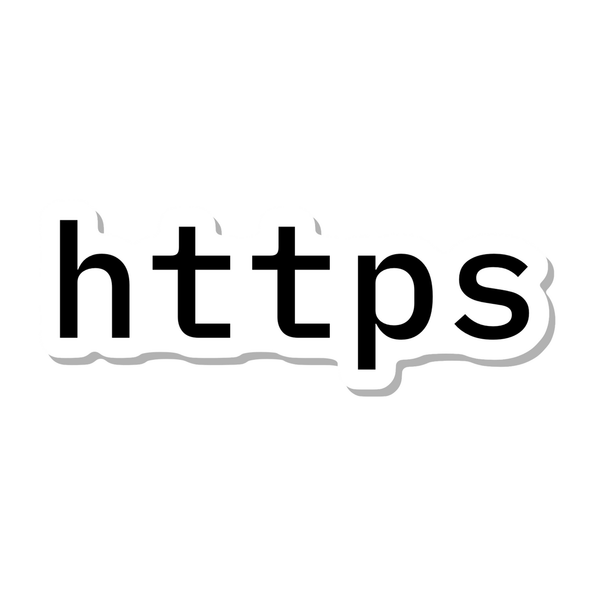 https die-cut sticker