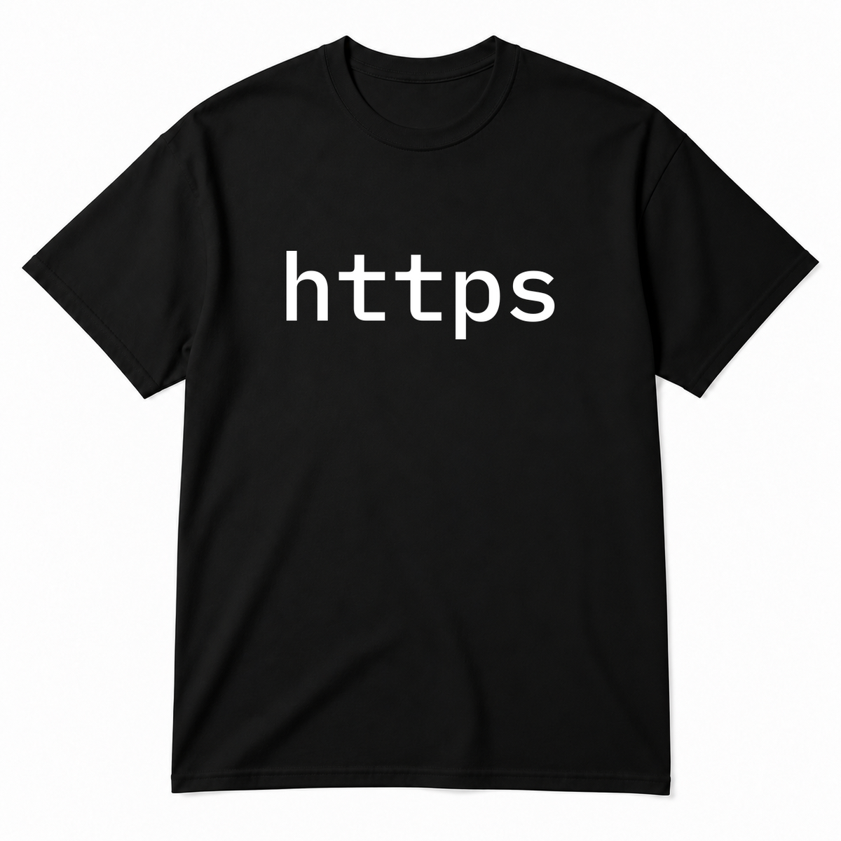 https T-Shirt in black