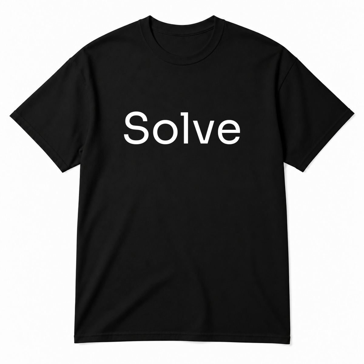 Solve T-Shirt in black