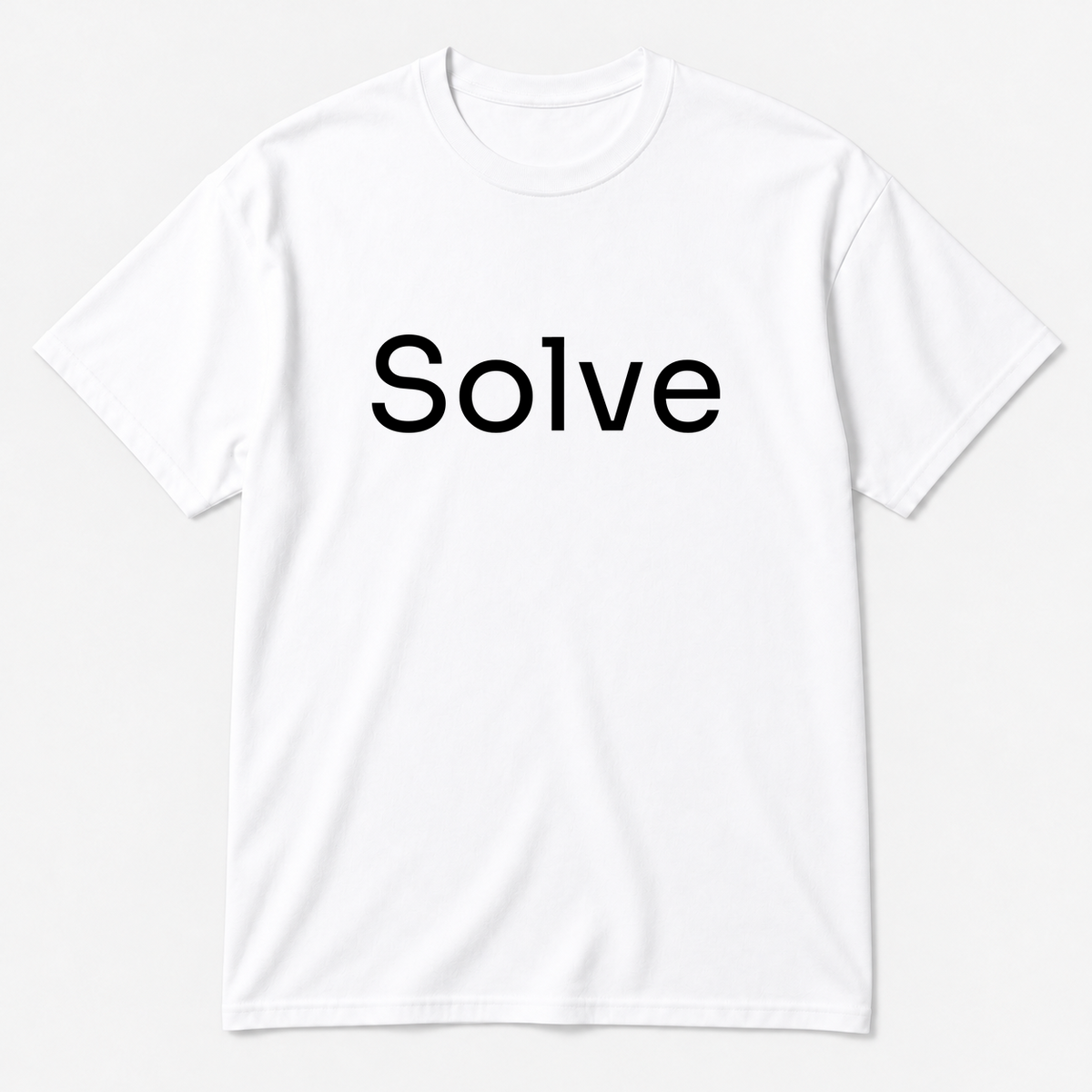 Solve T-Shirt in white