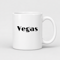 Vegas Mug in white