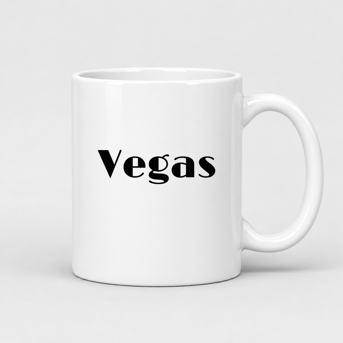 Vegas Mug in white