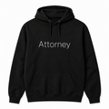 Attorney Hoodie in black