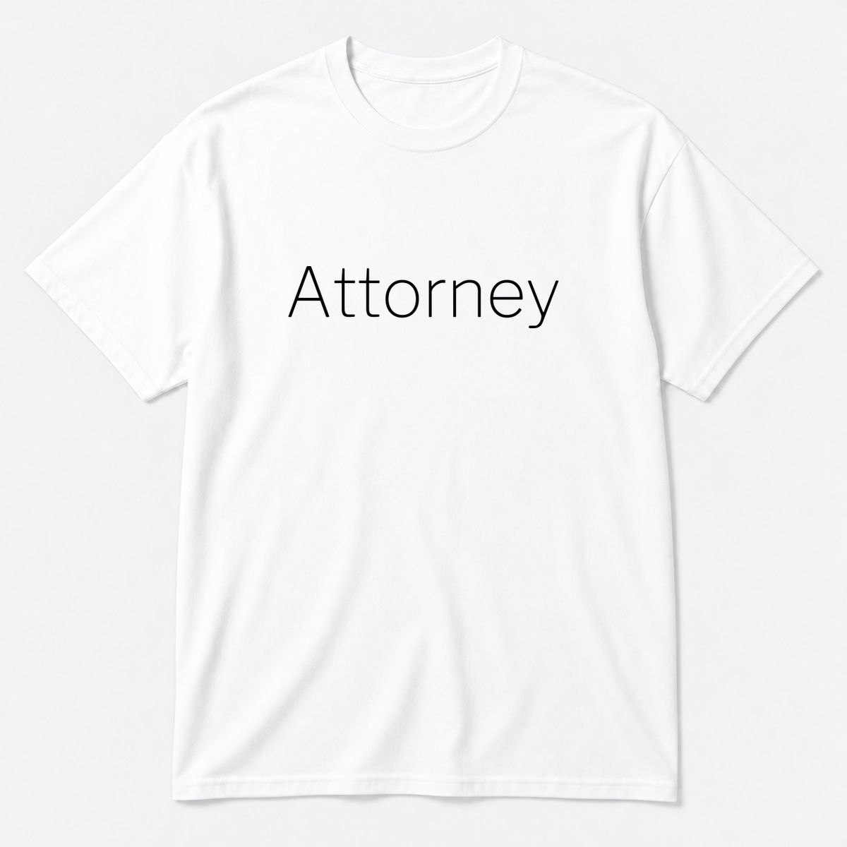 Attorney T-Shirt in white