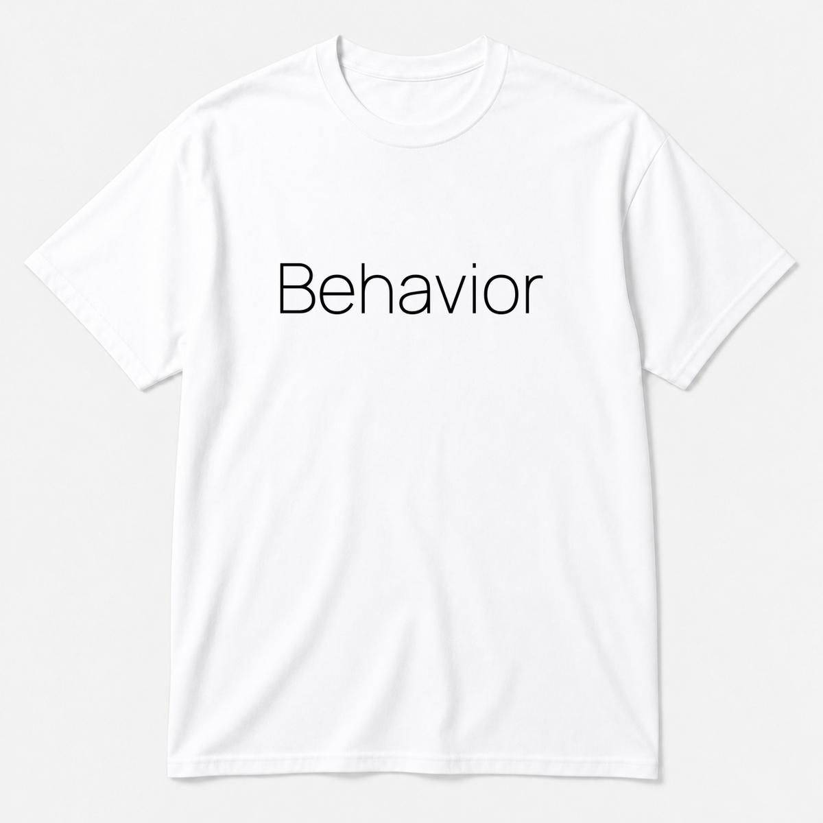 Behavior T-Shirt in white