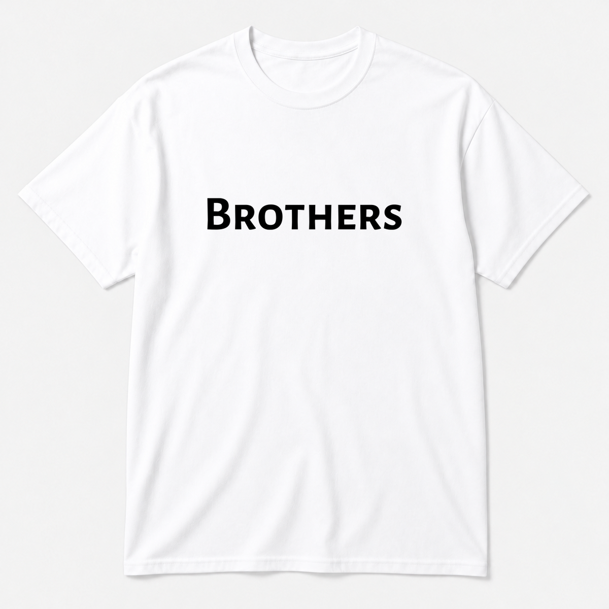 Brothers T-Shirt in white