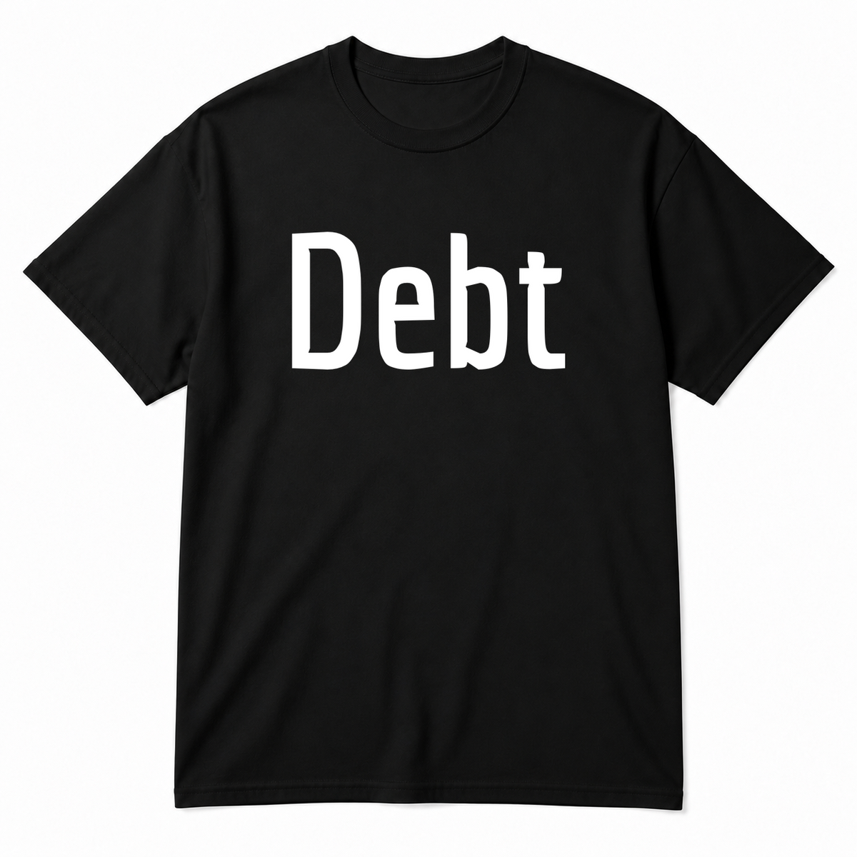 Debt T-Shirt in black