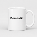 Domestic Mug in white