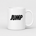 Jump Mug in white