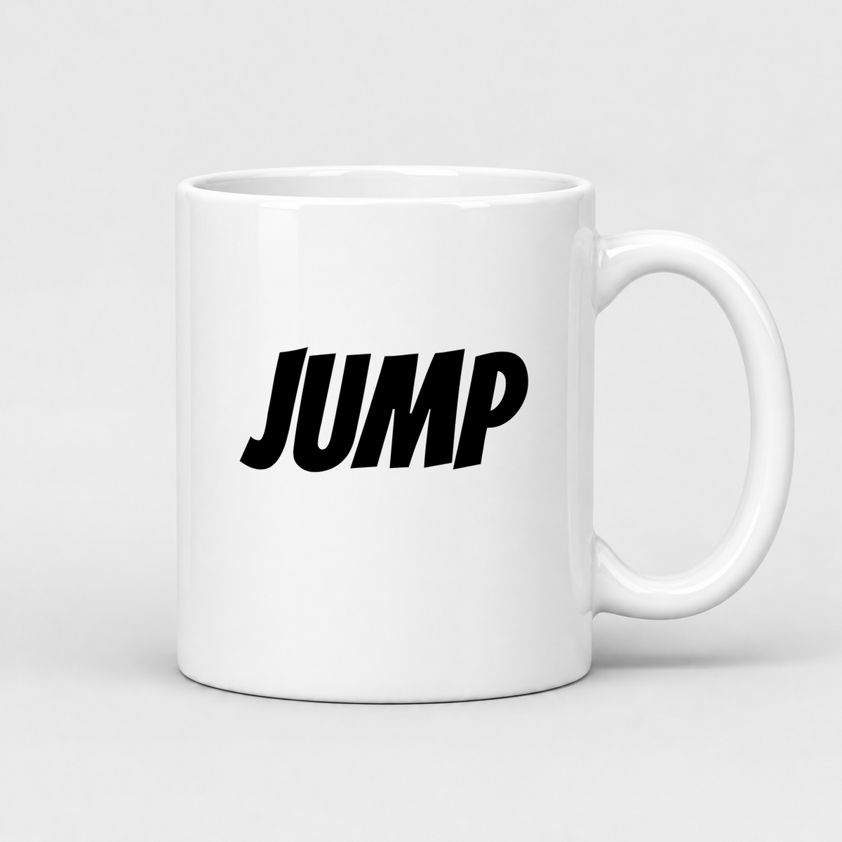 Jump Mug in white