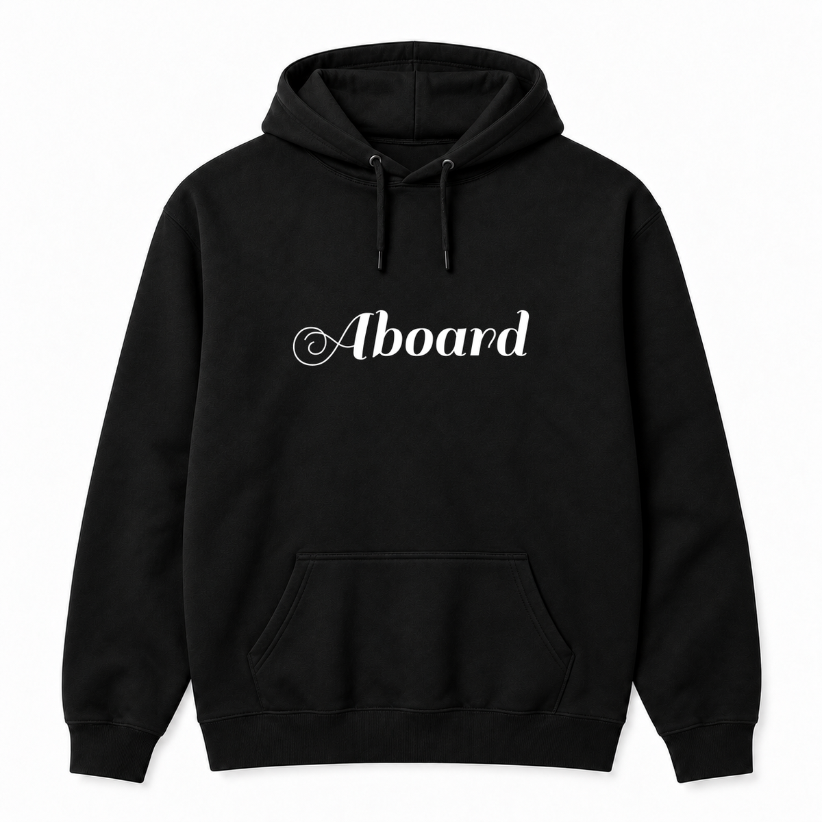 Aboard Hoodie in black