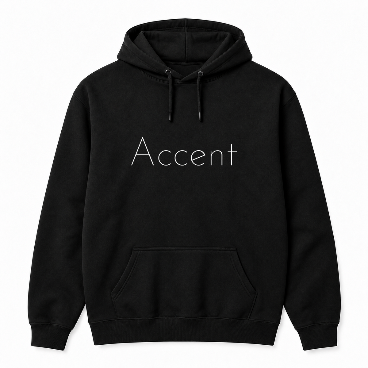 Accent Hoodie in black