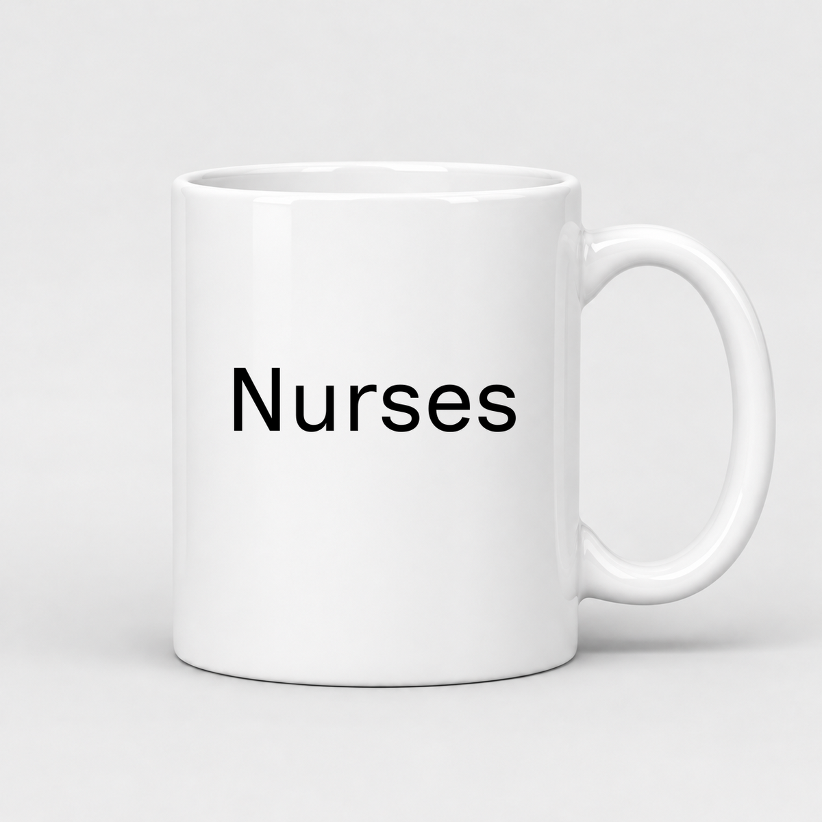 Nurses Mug in white