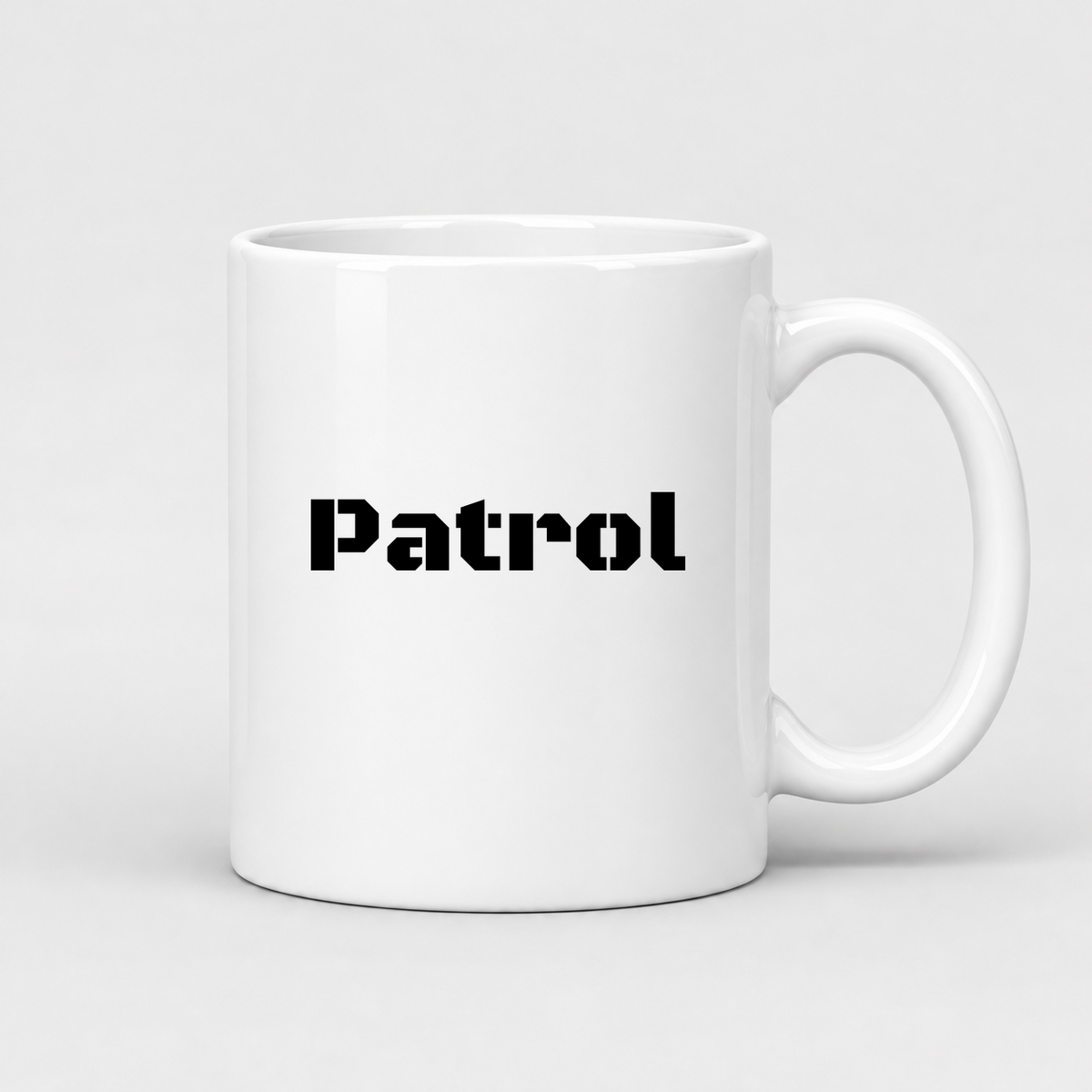 Patrol Mug in white