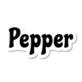 Pepper die-cut sticker