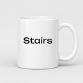 Stairs Mug in white
